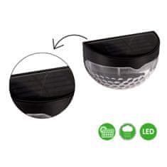BigBuy Solarna svetilka Črna plastika 5 x 65 x 9 cm