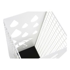DKD Home Decor Stojalo za dežnike DKD Home Decor Black Metal White (19,5 x 20 x 47,5 cm) (2 kosa)