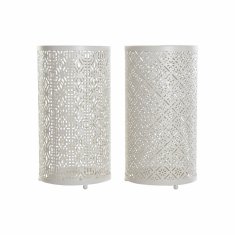 DKD Home Decor Stojalo za dežnike DKD Home Decor Metal White (24 x 24 x 45 cm) (2 kosa)