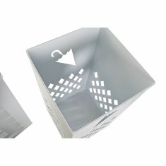 DKD Home Decor Stojalo za dežnike DKD Home Decor Metal White (23 x 23 x 45,4 cm) (2 kosa)