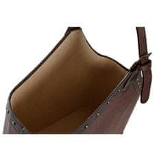 DKD Home Decor Stojalo za revije DKD Home Decor Temno rjava PU (38 x 19 x 50 cm)