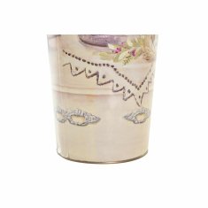 DKD Home Decor Stojalo za dežnike DKD Home Decor Pink Metal Flowers (19,5 x 19,5 x 51 cm)