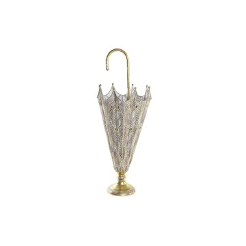 DKD Home Decor Stojalo za dežnike DKD Home Decor 26 x 26 x 76 cm Golden Metal Arab