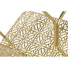 DKD Home Decor Stojalo za revije DKD Home Decor Mirror Golden Metal (45 x 45 x 55 cm)