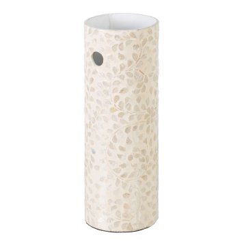 BigBuy Stojalo za dežnike Biserna mati 20 x 20 x 57 cm MDF Les