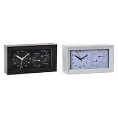 DKD Home Decor Namizna ura DKD Home Decor 8424001495740 Budilka bela črna plastična Loft 20 x 5,5 x 11 cm (2 enoti)
