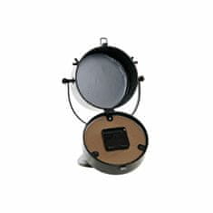 DKD Home Decor Namizna ura DKD Home Decor Black Crystal Iron (18 x 13,5 x 28 cm)