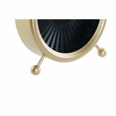 DKD Home Decor Namizna ura DKD Home Decor Black Golden Iron Plastic 17 x 6 x 18 cm