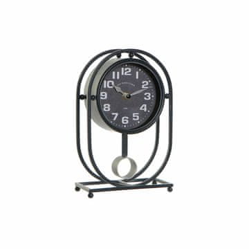 DKD Home Decor Namizna ura DKD Home Decor Crystal Black Iron (16,5 x 7 x 25 cm)