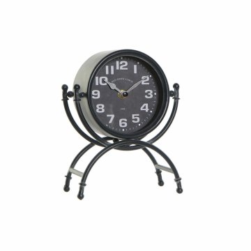 DKD Home Decor Namizna ura DKD Home Decor Black Crystal Iron 16 x 7,5 x 21 cm