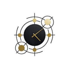DKD Home Decor Stenska ura DKD Home Decor Black Golden Metal (65 x 5 x 70 cm)