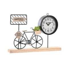 DKD Home Decor Namizna ura DKD Home Decor Kolo 39 x 6 x 26,5 cm Naravna kovina MDF les