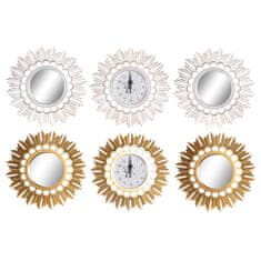 DKD Home Decor Stenska ura DKD Home Decor Mirror PP (25 x 2,5 x 25 cm) (2 enoti)