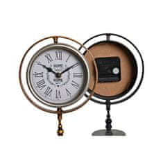 DKD Home Decor Namizna ura DKD Home Decor Crystal Black Golden Iron (16 x 11,5 x 32 cm) (2 enoti)