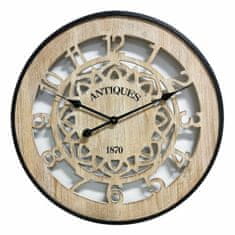 Versa Stenska ura Versa MDF les/kovina (4,5 x 60 x 60 cm)