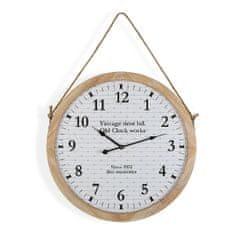 Versa Stenska ura Versa Vintage Metal Rope MDF Wood (53 x 5 x 53 cm)