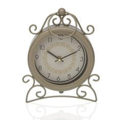 Versa Namizna ura Versa Beige Multicolor Metal 25 x 19 x 4,5 cm