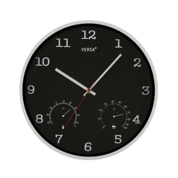Versa Stenska ura Versa Black Plastic (4,3 x 35,5 x 35,5 cm)