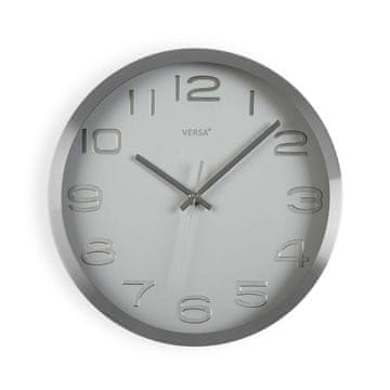 Versa Stenska ura Versa White Aluminium (4 x 30 x 30 cm)