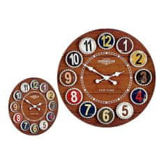 Gift Decor Stenska ura Multicolor Metal MDF (60 x 4 x 60 cm)