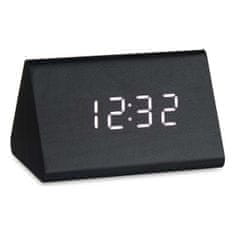Gift Decor Namizna digitalna ura Črna PVC MDF les (11,7 x 7,5 x 8 cm)