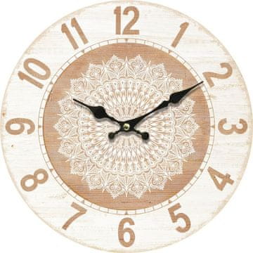 Versa Stenska ura Versa Mandala Wood 4 x 30 x 30 cm