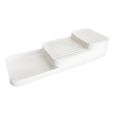 Quttin Organizator za jedilni pribor Quttin Beli plastični kivi (39 x 14 x 7 cm)