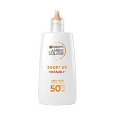 Garnier Ambre Solaire Super UV Vitamin C SPF50+ fluid za zaščito pred soncem proti temnim madežem 40 ml unisex