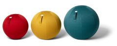 VLUV žoga za sedenje LEIV, mustard, 50-55 cm