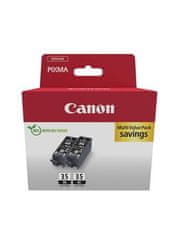 Canonova kartuša PGI-35Bk Black (PGI35BK) Dvojno pakiranje / 2x črna / 2x9,3ml