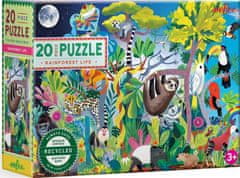 eeBoo Puzzle Življenje v gozdu 20 kosov