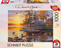 Schmidt Puzzle Ladjedelnica s kanuji 1000 kosov