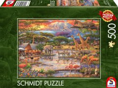 SCHMIDT Puzzle Raj pod Kilimandžarom 500 kosov