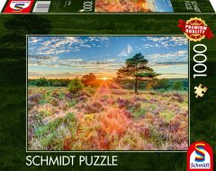 Schmidt Puzzle Sončni zahod na barju 1000 kosov