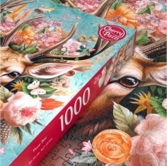 CHERRY PAZZI Puzzle Jelen v cvetju 1000 kosov