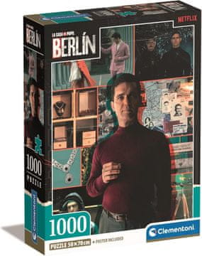 Clementoni Sestavljanka La Casa de Papel: Berlin - Imam načrt 1000 kosov