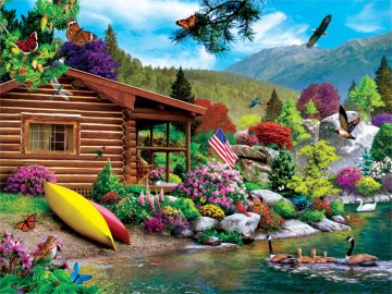 MasterPieces Free Flying Puzzle 750 kosov
