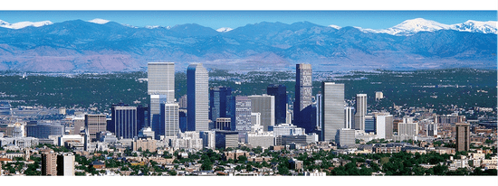 MasterPieces Panoramska sestavljanka Denver, Kolorado 1000 kosov