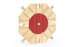 Lesena vrtilna plošča - 8 izhodov