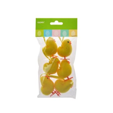 ARPEX VELIKONOČNI OBESKI PIŠČANČKI 6 KOSOV, 4,5 CM