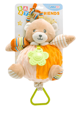 Unikatoy plišasta igrača, z melodijo na poteg, medvedek, 20 cm (25569)