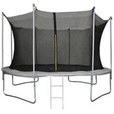 nabbi Trampolin Skyper 427 cm - črno/siv