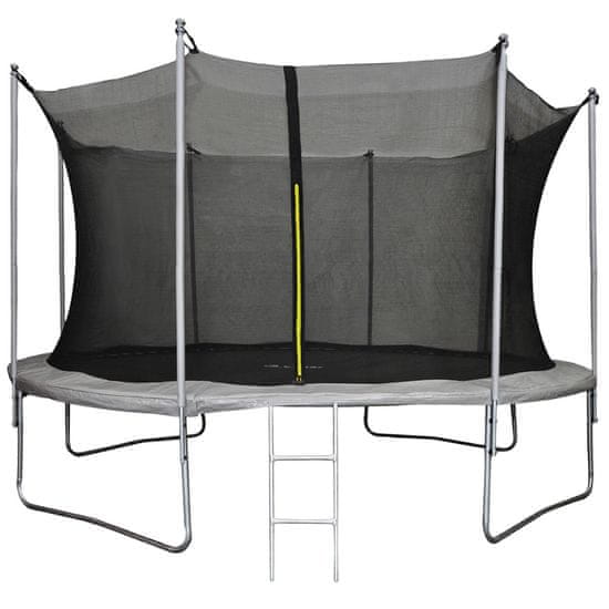 nabbi Trampolin Skyper 366 cm - črno/siv