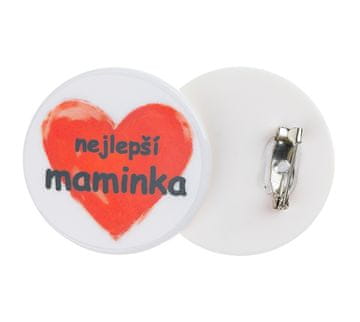 Plaketa "NAJBOLJŠA MAMA" - premer 35 mm