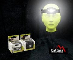 Cattara LED naglavna svetilka, 80 lumnov, črna