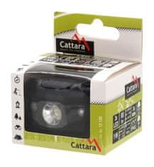 Cattara LED naglavna svetilka, 80 lumnov, črna