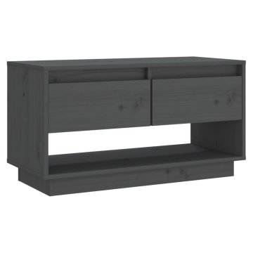 Vidaxl TV omarica 74x34x40 cm trdna borovina