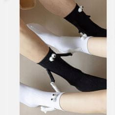 Korbi Magnetne Bombažne Nogavice Korbi Bele 35-43