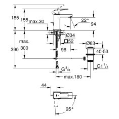 Grohe Sifon umivalnika Grohe 23435000