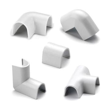 Inofix Povezovalna cevka Inofix 2201 bela 8 x 7 mm
